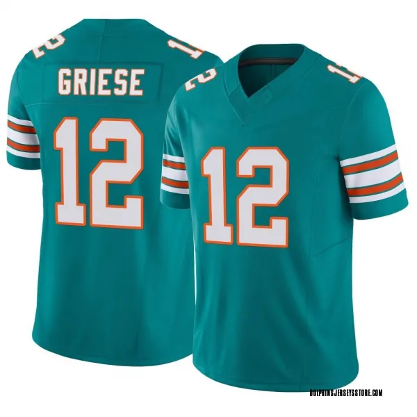 BOB GRIESE Miami Dolphins WHITE Jersey M-5XL Unsigned Custom Sewn Stit -  TimelessAuthentic