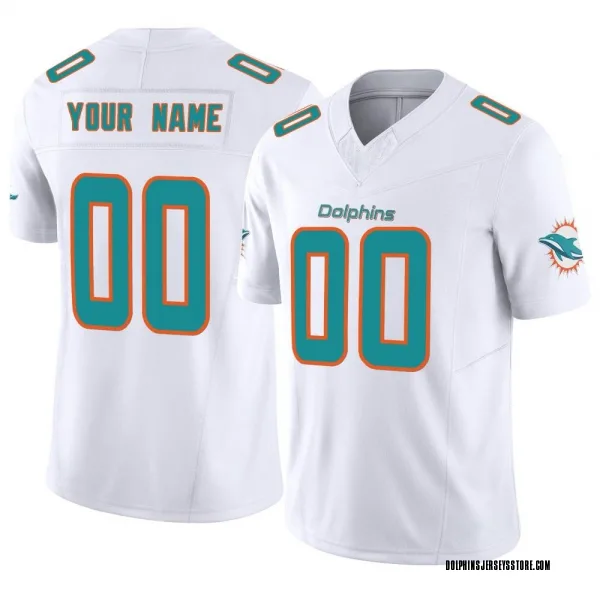 Miami Dolphins Custom Orange Nike Color Rush Limited Jersey - Bluefink